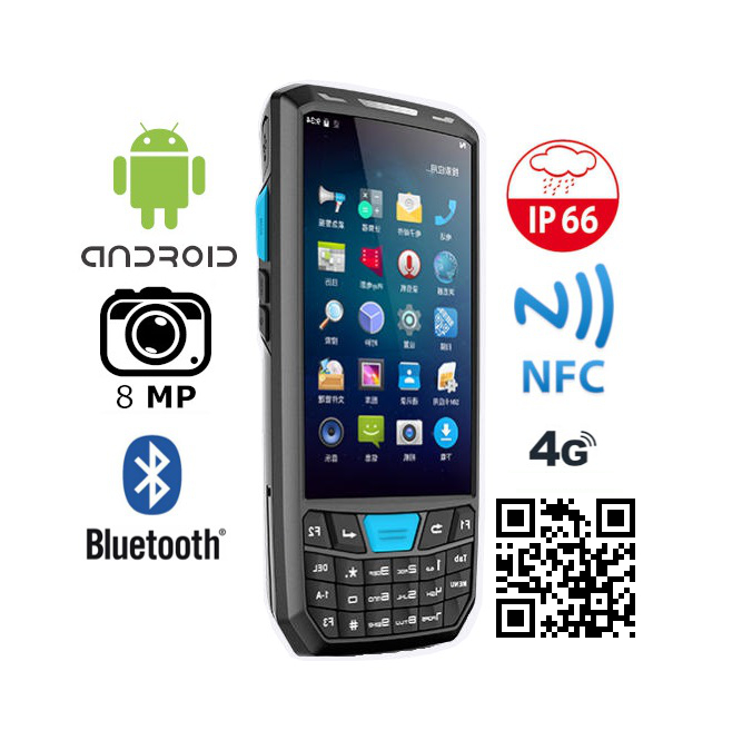 Przemysowy kolektor danych MobiPad A8T0 bluetooth 4G NFC 2D WiFi GPS